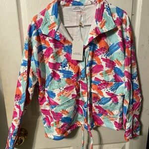 Colorful Women's Bomber Jacket